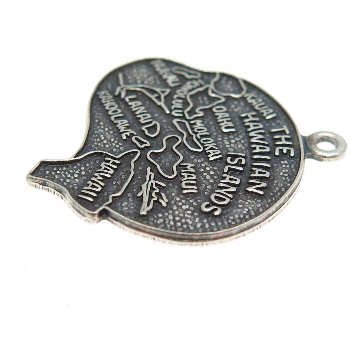 FRENCH & FRANKLIN 925 Sterling Silver Vintage The Hawaiian Island Charm Pendant