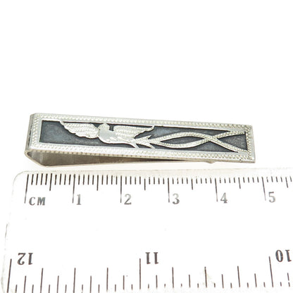 900 Silver Vintage Guatemala Phoenix Bird Tie Clip