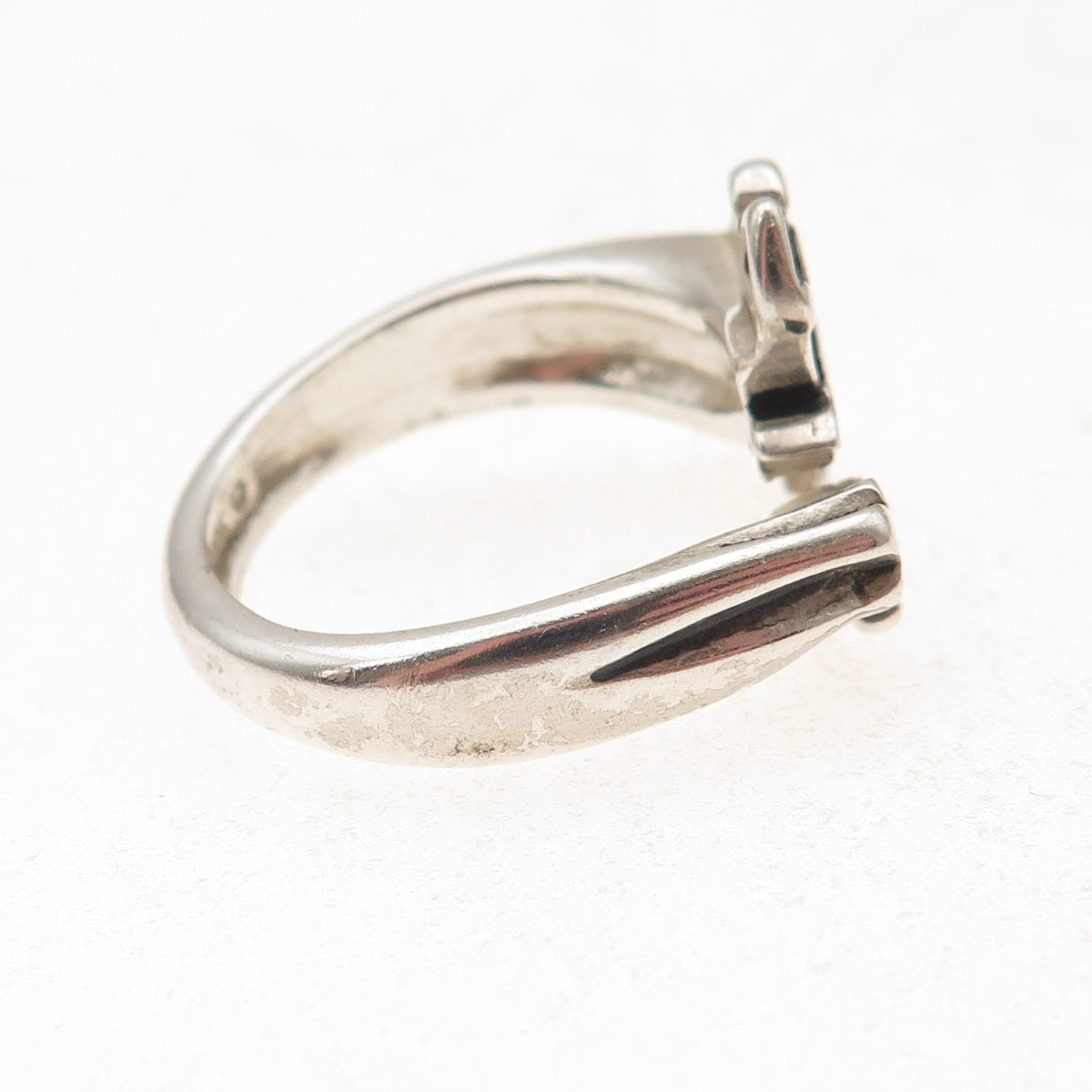Swank 925 Sterling Silver Vintage Sagittarius Zodiac Adjustable Ring Size 8.5