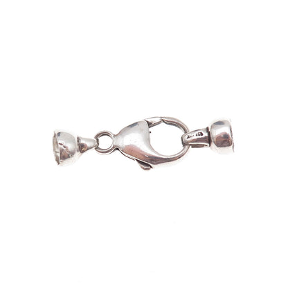 Ted Ott 925 Sterling Silver Vintage Bracelet / Necklace Lobster Lock Clasp