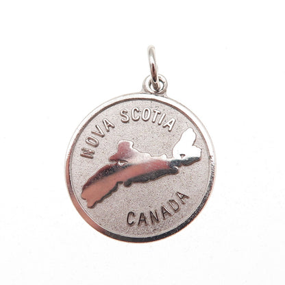925 Sterling Silver Vintage Nova Scotia Canada Charm Pendant