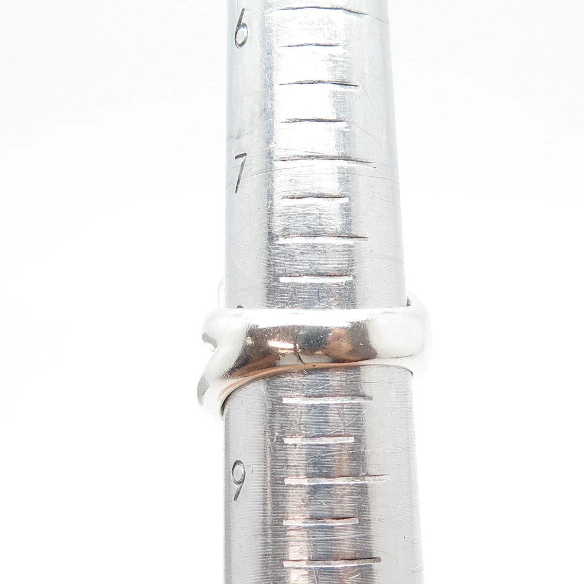 925 Sterling Silver Vintage Knot Modernist Cocktail Ring Size 8.25