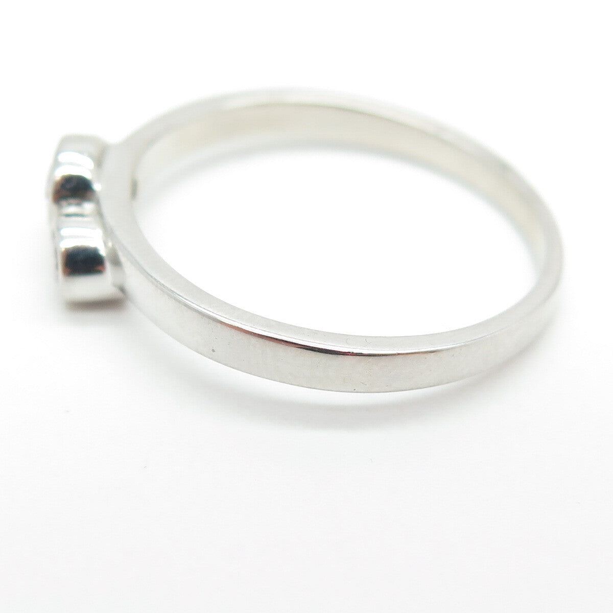 925 Sterling Silver Round-Cut Lavender C Z Ring Size 9