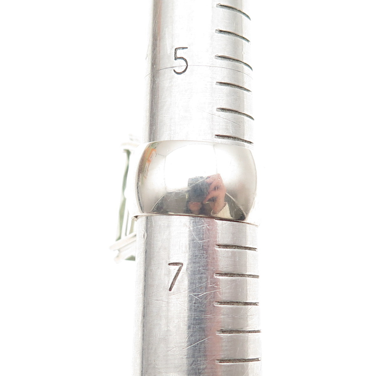 925 Sterling Silver Real Emerald-Cut Green Amethyst Statement Ring Size 6.5