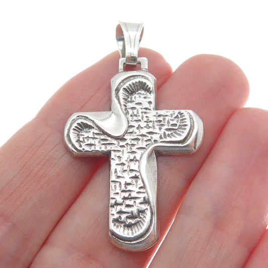 800 Silver Vintage Egypt Cross Pendant