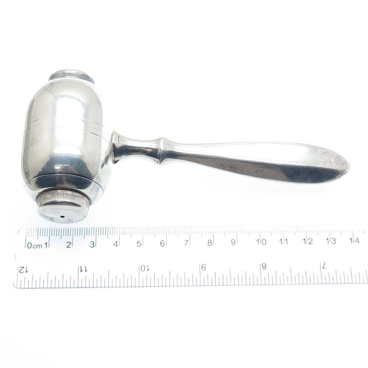 925 Sterling Silver Antique Art Deco Gavel Salt & Pepper Shaker