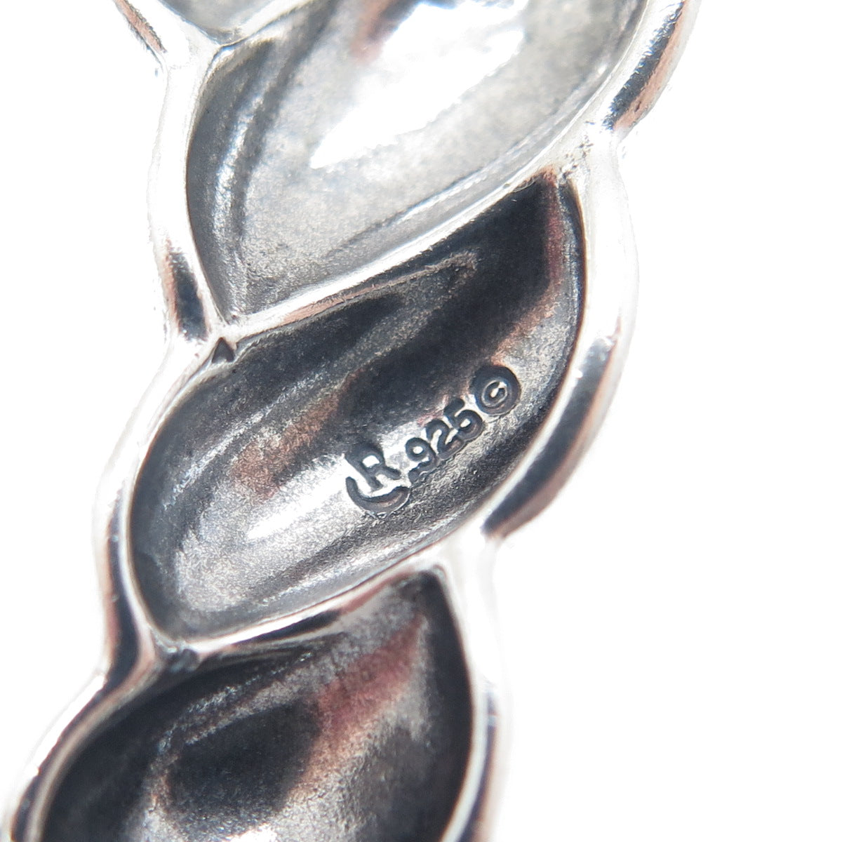 CAROLYN POLLACK 925 Sterling Silver Vintage Twisted Cable Chain Necklace 18-20"