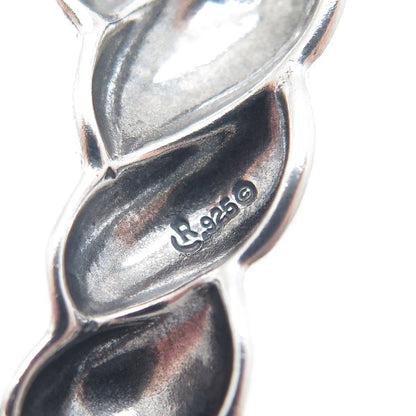 CAROLYN POLLACK 925 Sterling Silver Vintage Twisted Cable Chain Necklace 18-20"