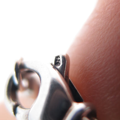 DAVID YURMAN 925 Sterling Silver Round Box Chain Necklace 24"