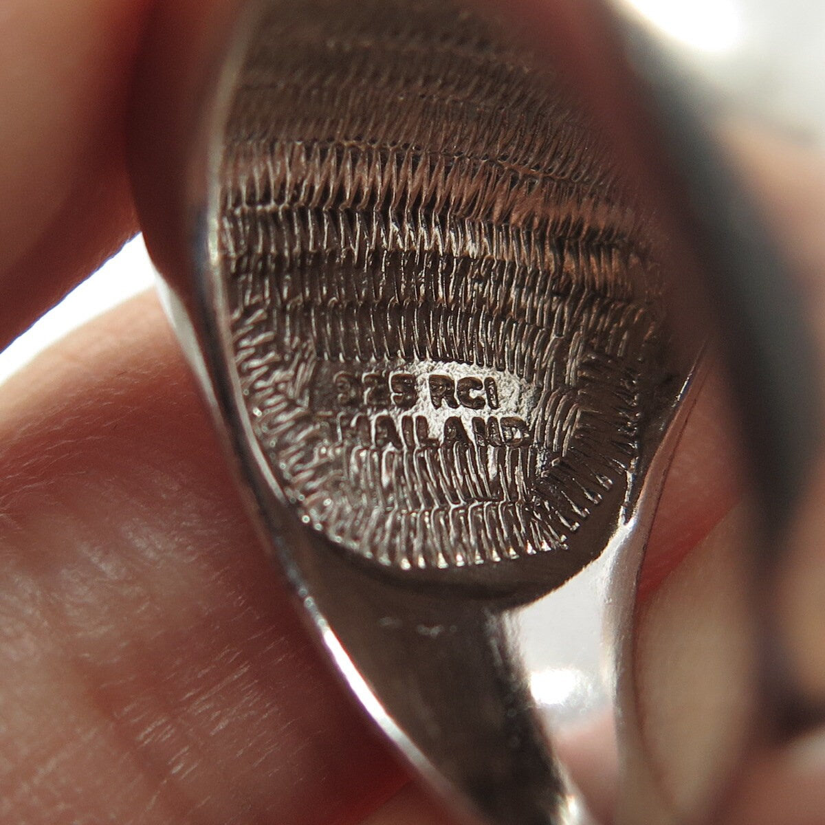 925 Sterling Silver Modernist Ring Size 7.25