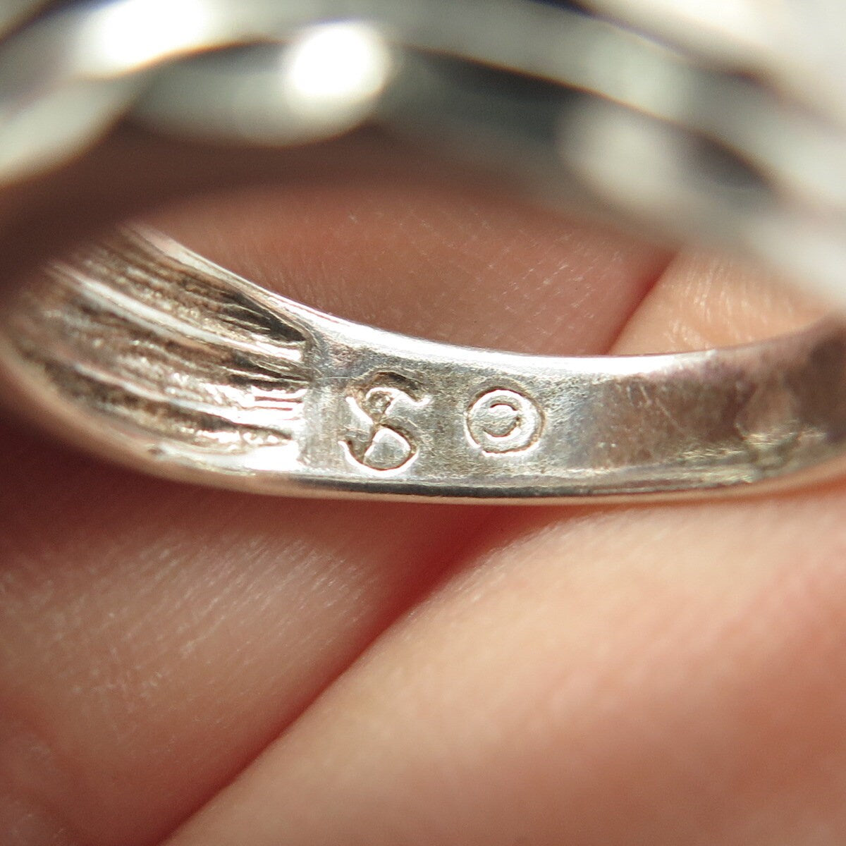 925 Sterling Silver Vintage Shube Bird Wings Ring Size 6.75