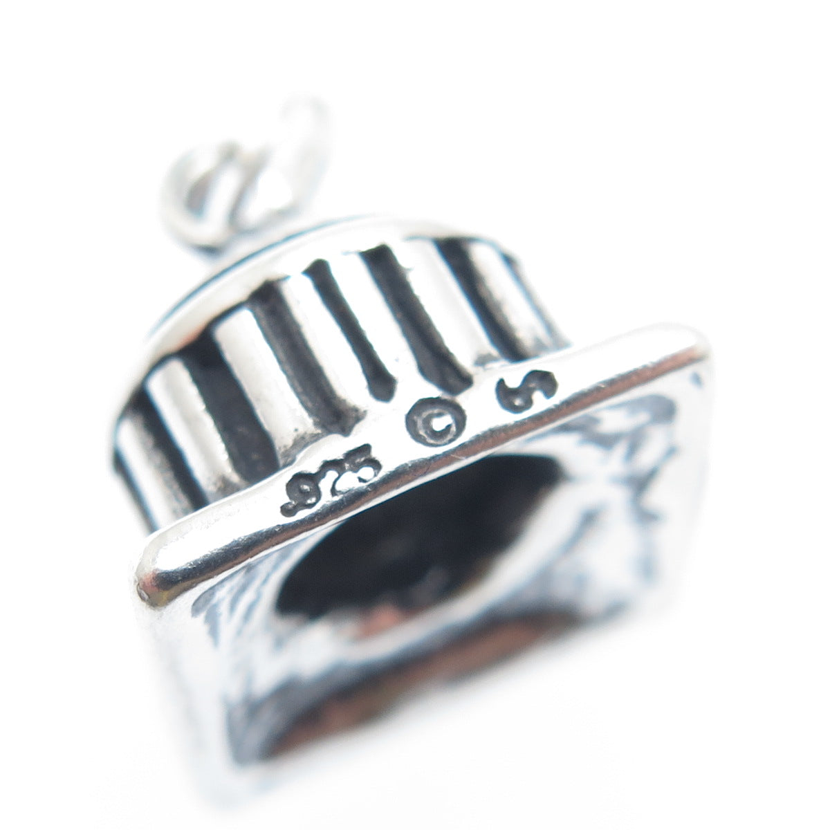 SHUBE Sterling Silver Vintage Thomas Jefferson Memorial Mini 3D Charm Pendant