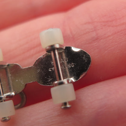 BEAU 925 Sterling Antique Art Deco Roller Skater Movable 3D Mini Charm Pendant