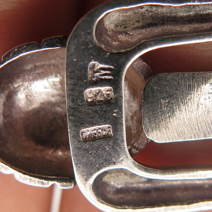 925 Sterling Silver Vintage Modernist Pendant