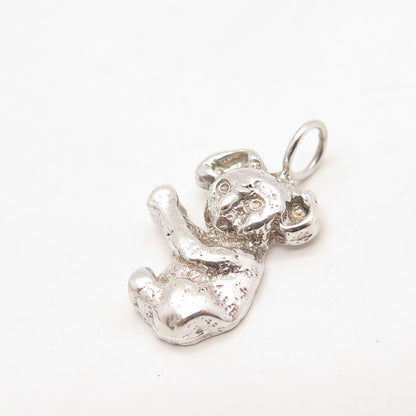 925 Sterling Silver Vintage Koala Charm Pendant