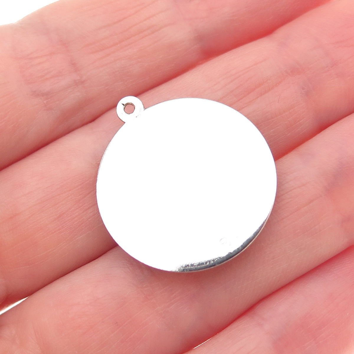 925 Sterling Silver Vintage Happy Birthday Charm Pendant
