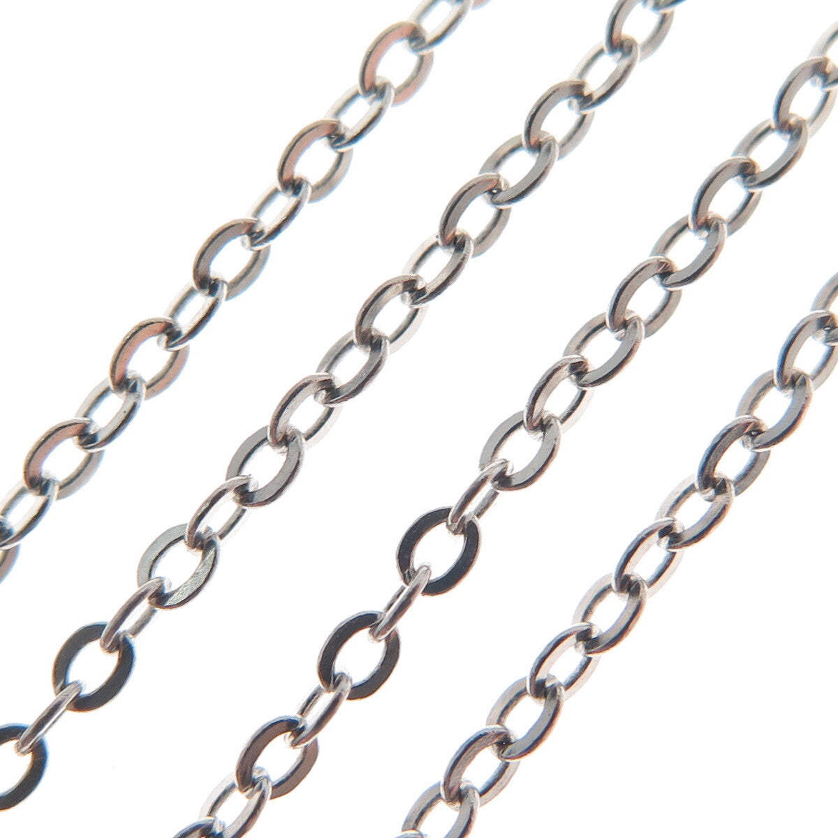 925 Sterling Silver Cable Chain Necklace 18"