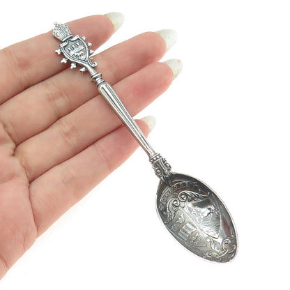 S. BLANCKENSEE & SON Sterling Silver Antique 1900 Birmingham Oxford Coffee Spoon