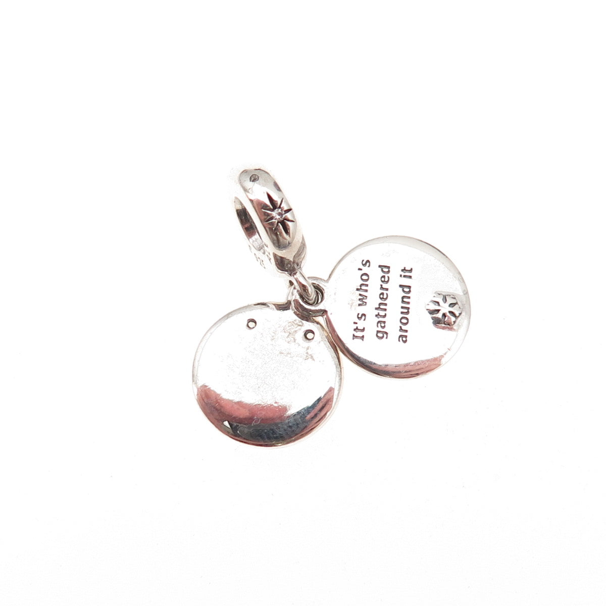 Pandora 925 Sterling Silver C Z Perfect Christmas Dangle Charm