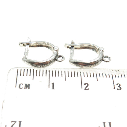 925 Sterling Silver Vintage Charm Earrings