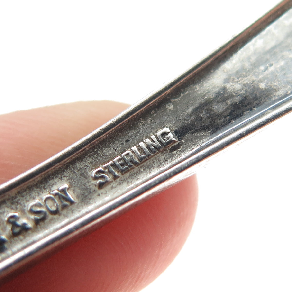 S. KIRK & SON 925 Sterling Silver Antique 1940 Severn-Worthington Baby Spoon