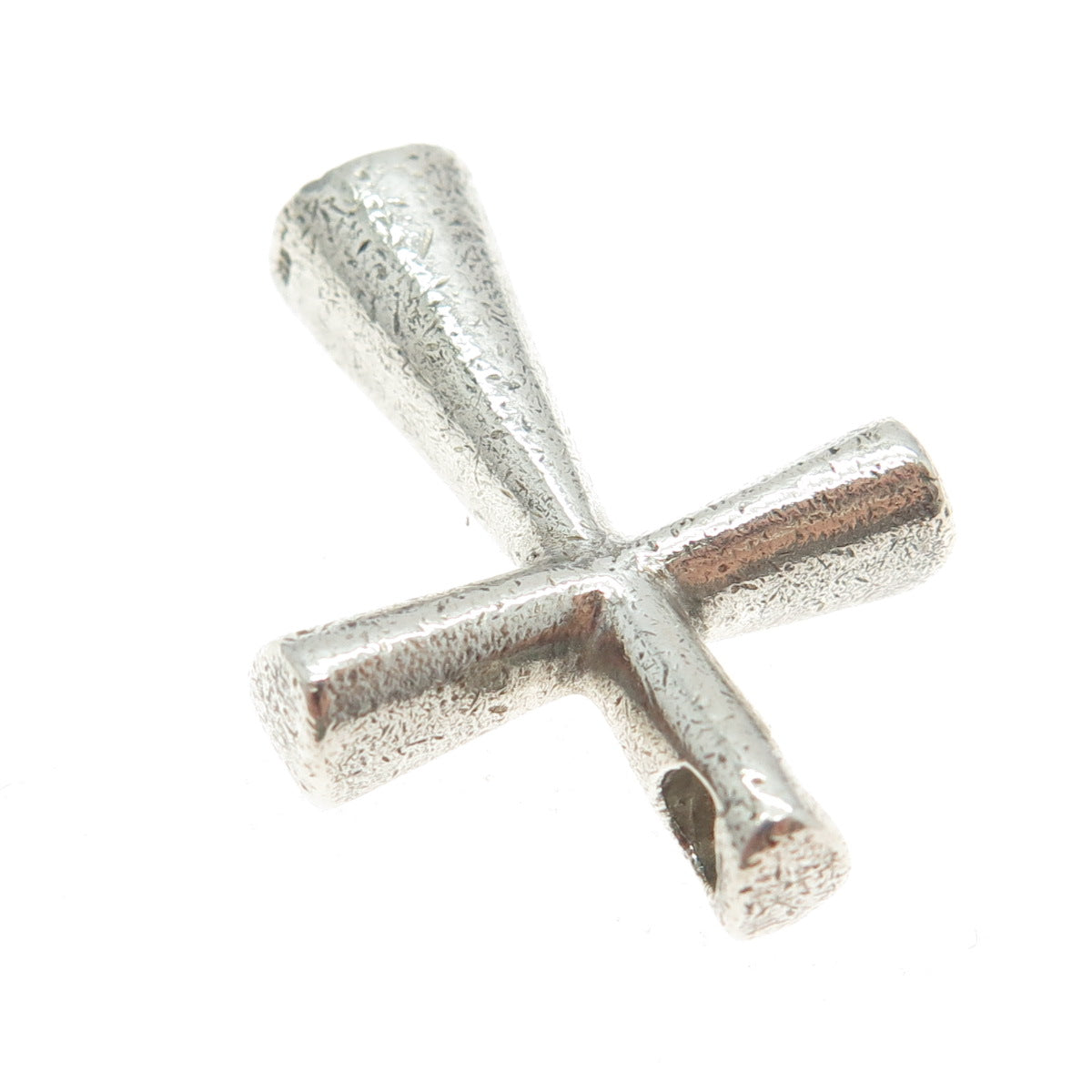 925 Sterling Silver Vintage Cross Slide Pendant