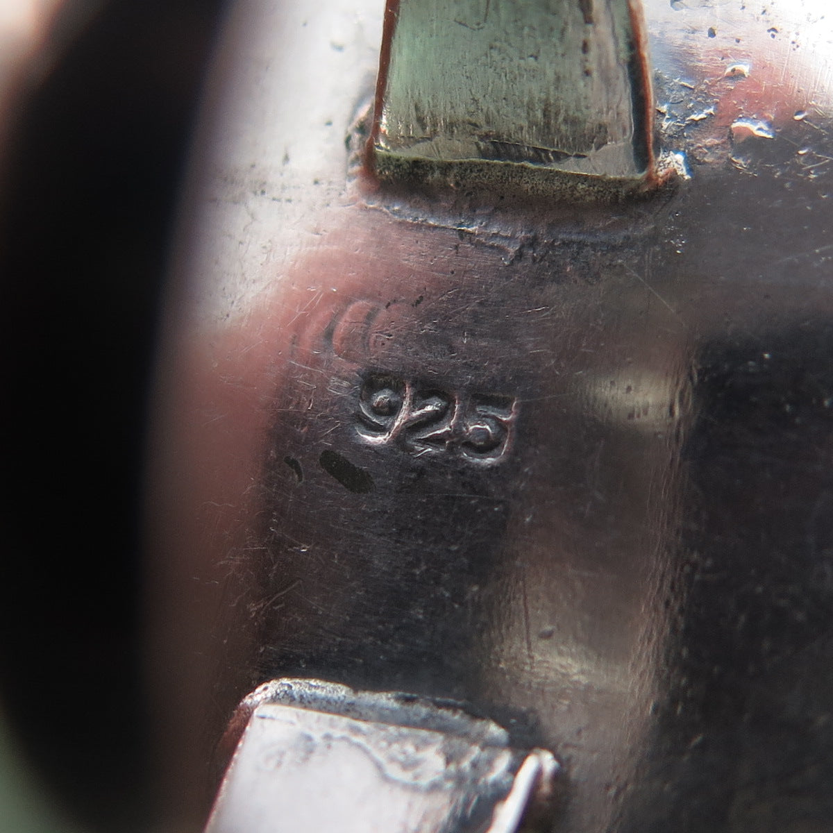 925 Sterling Silver Vintage Real Royston Turquoise Beaded Ring Size 8.25