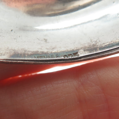 925 Sterling Silver Vintage Mexico Love Knot Adjustable Cuff Bracelet 6.75"