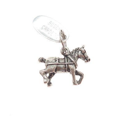 MAISELS INDIAN TRADING Sterling Silver Vintage Horse Busch Gardens Mini Pendant
