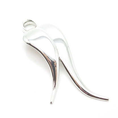 925 Sterling Silver Vintage Mexico Modernist Pendant