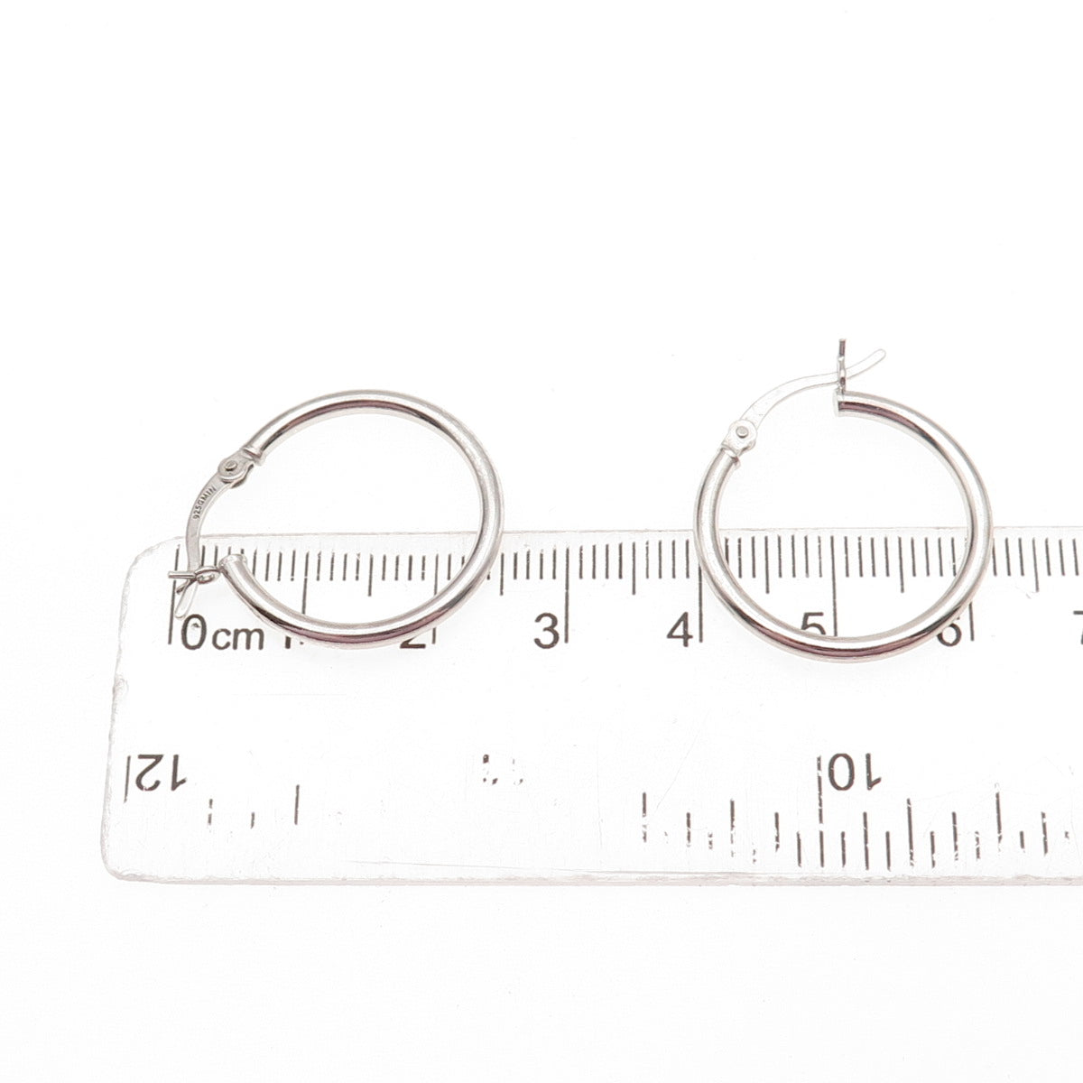 925 Sterling Silver Hoop Earrings