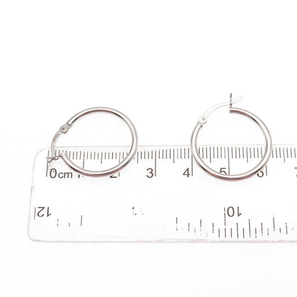 925 Sterling Silver Hoop Earrings