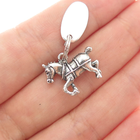 MAISELS INDIAN TRADING Sterling Silver Vintage Horse Busch Gardens Mini Pendant