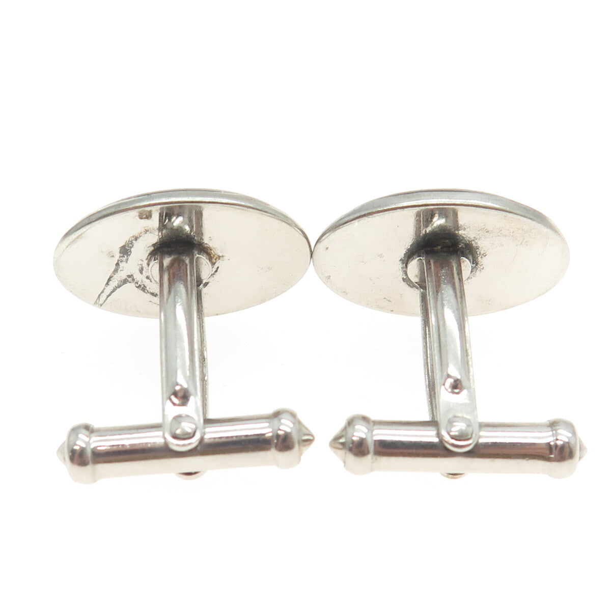 925 Sterling Silver Antique Art Deco Monarch Butterfly Wing Sunset Cufflinks