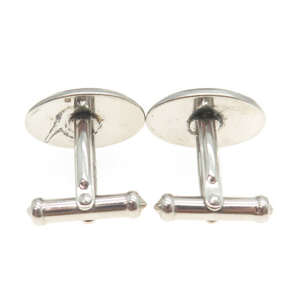925 Sterling Silver Antique Art Deco Monarch Butterfly Wing Sunset Cufflinks
