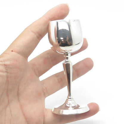 800 Silver Antique Art Deco Germany Handcrafted Wine Goblet Cup