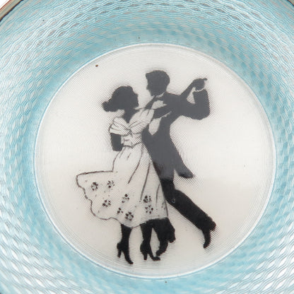 Fritz Bemberg 935 Silver Antique Dancing Couple Cigarette Mouthpiece & Ashtray