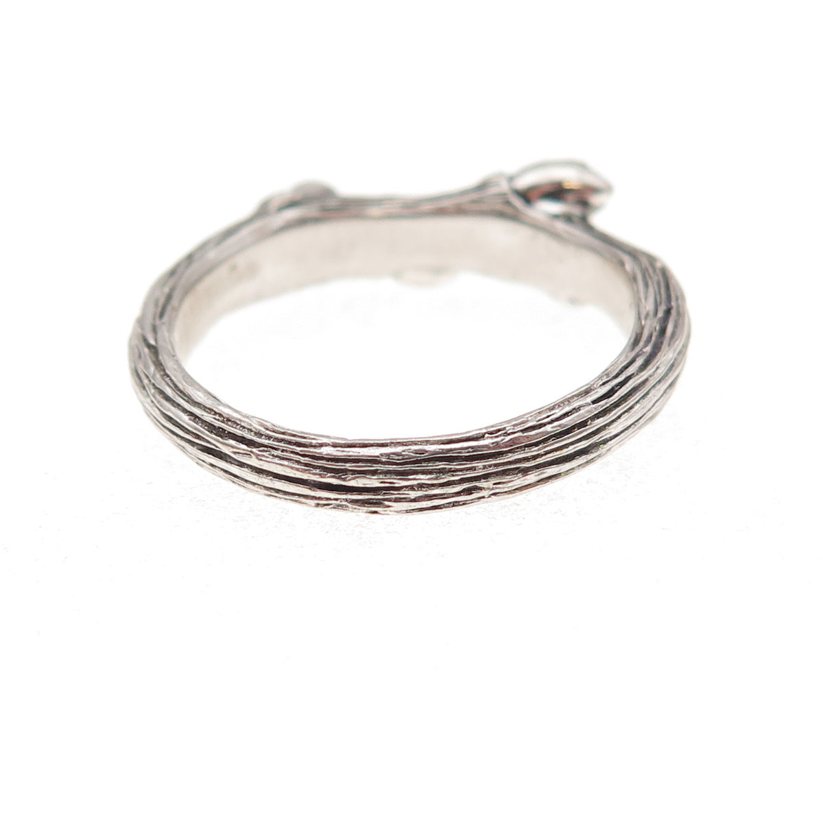 Stephen Dweck 925 Sterling Silver Real Diamond Fortuna Branch Ring Size 9.25