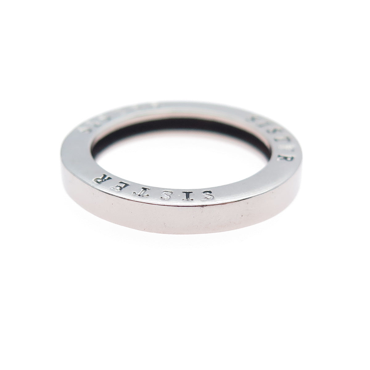 925 Sterling Silver Vintage Sister Circle of Life Ring Size 6.5