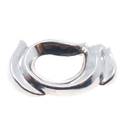 925 Sterling Silver Vintage Mexico Modernist Pin Brooch
