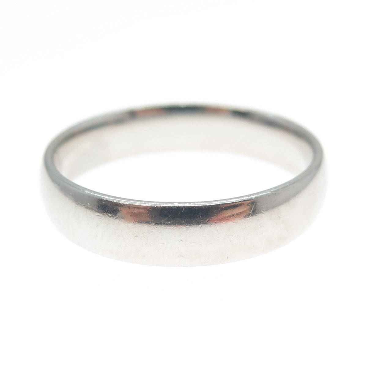 925 Sterling Silver Vintage Classic Wedding Band Ring Size 11.25
