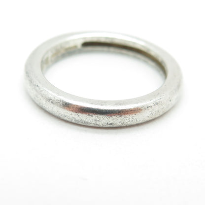 MICHELLE ALBALA 925 Sterling Silver Vintage Wedding Band Ring Size 7