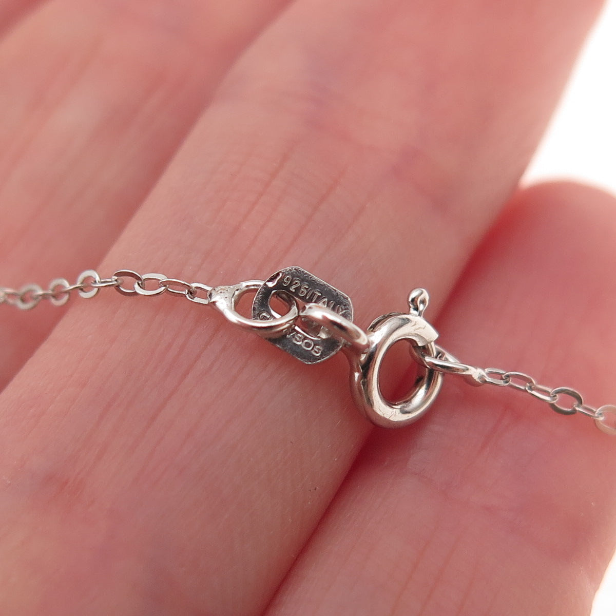Chuck Clemency 925 Sterling Silver Real Tanzanite Cable Chain Necklace 20"