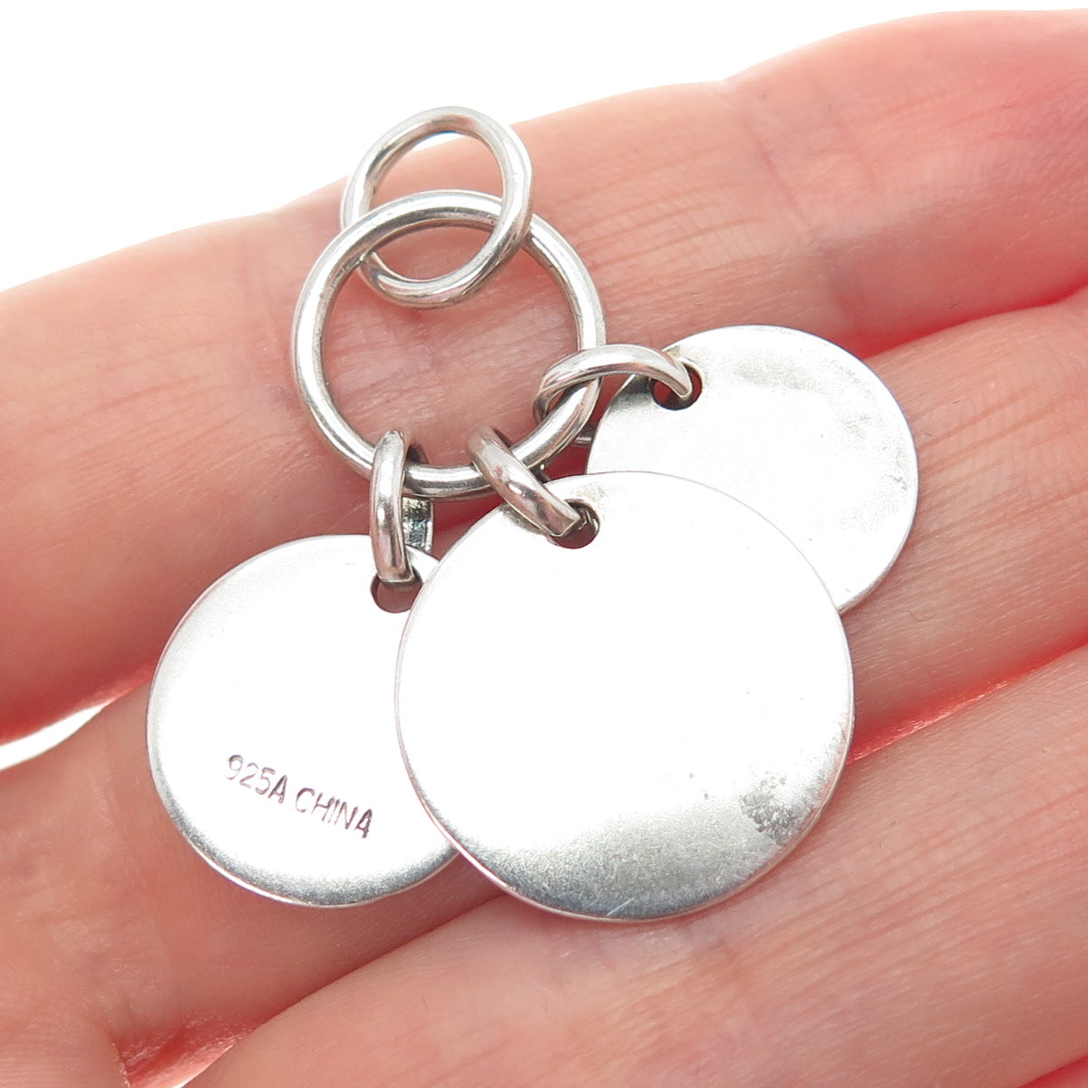 925 Sterling Silver Vintage Dream Hope Believe Charm Pendant