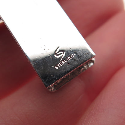 Spencer Co. 925 Sterling Silver Vintage House 3D Mini Charm Pendant