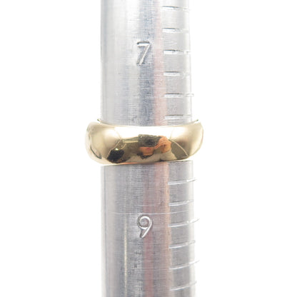 Silvio Hidalgo 925 Sterling Gold Plated Enamel Purple & White C Z Ring Size 8.25