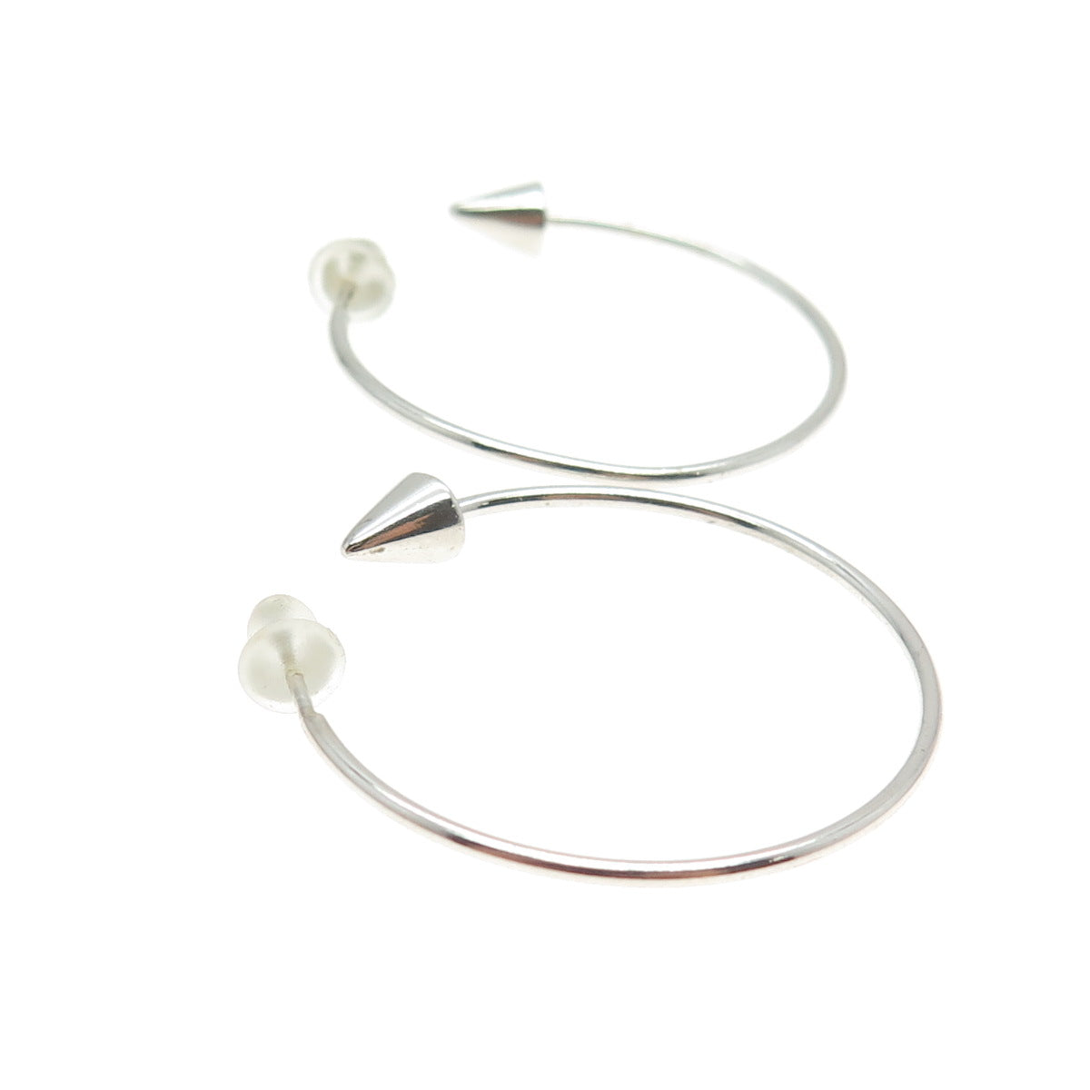 925 Sterling Silver Arrow Hoop Earrings