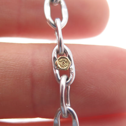 TACORI 18K Gold & 925 Sterling Silver Crescent Eclipse Chain Necklace 18"