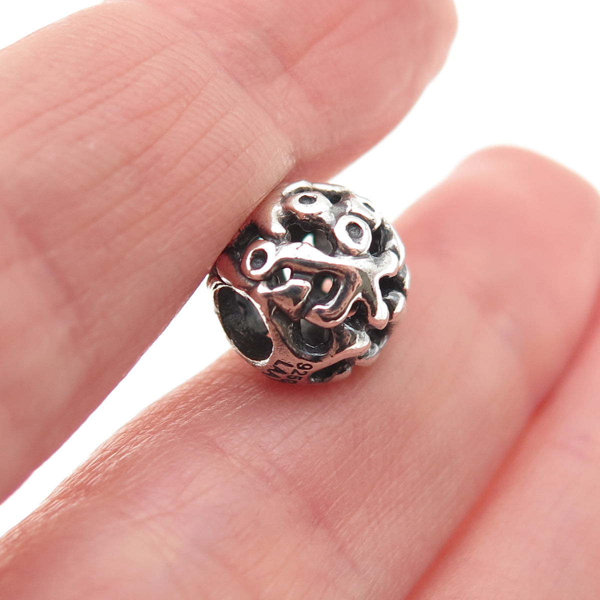 Trollbeads LAA 925 Sterling Silver Unity Slide Bead Charm
