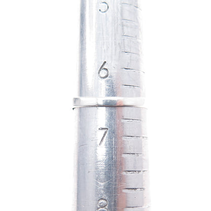 925 Sterling Silver Vintage Enamel Yin Yang Crescent Moon Ring Size 6.5